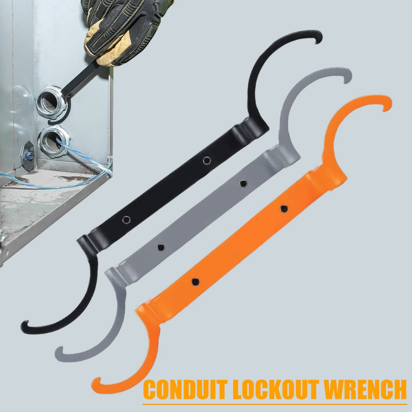 Conduit Lockout Wrench（three piece set）