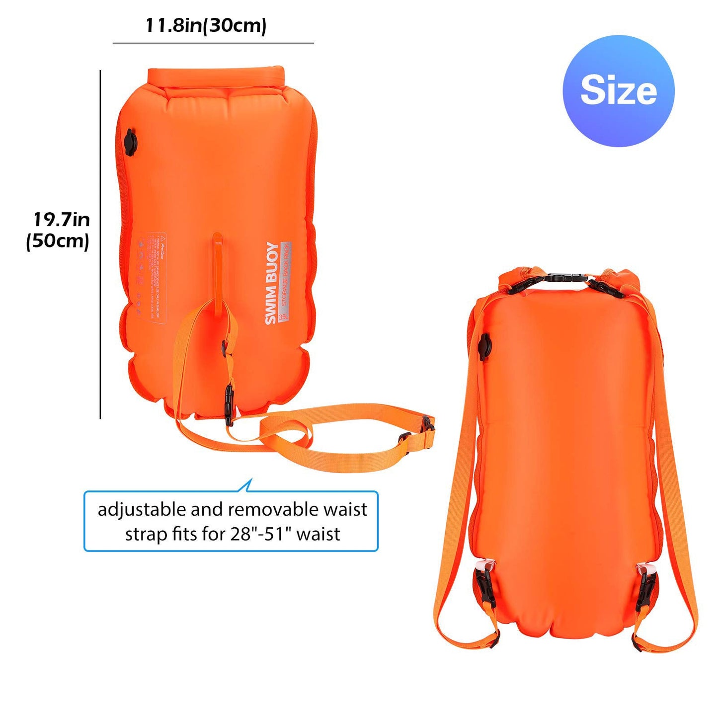 🔥Hot Product🔥 28L Rafting Backpack Dual Airbags