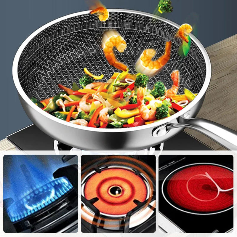 🔥Free Shipping🔥 Non-Stick Stainless Steel Pan