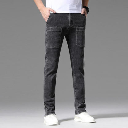 Multi-Pocket Stretch Men's Jeans