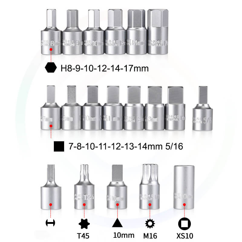 Special Wrench Ratchet Sets Bit Sockets for Automotive Repair