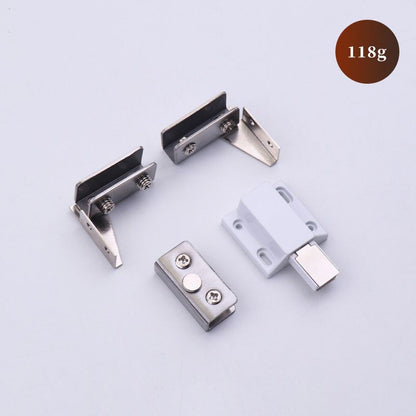 Punching-free Glass Door Hinges