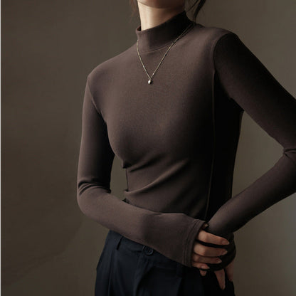 Half Turtleneck Long Sleeve Base Layer Shirts