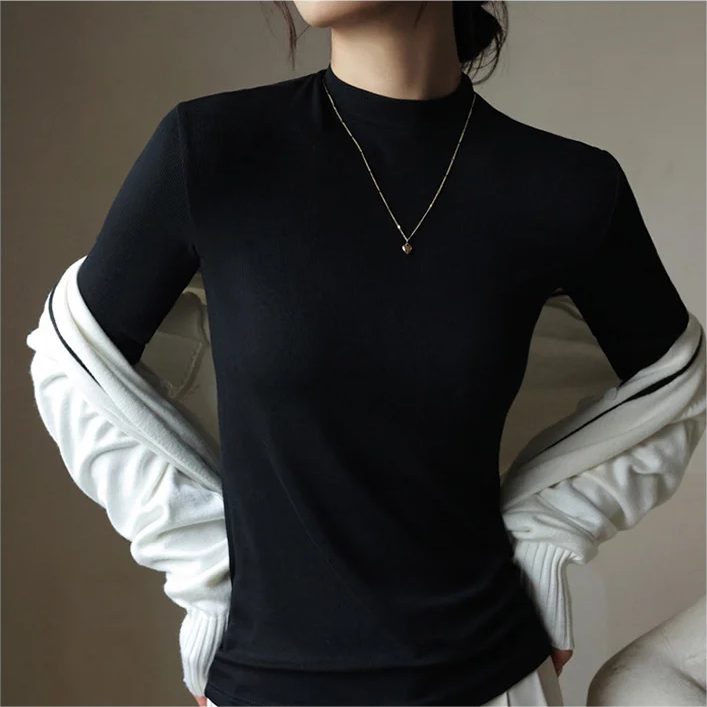 Half Turtleneck Long Sleeve Base Layer Shirts