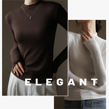 Half Turtleneck Long Sleeve Base Layer Shirts