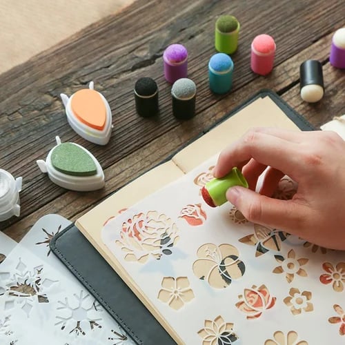 DIY sponge finger painting kit