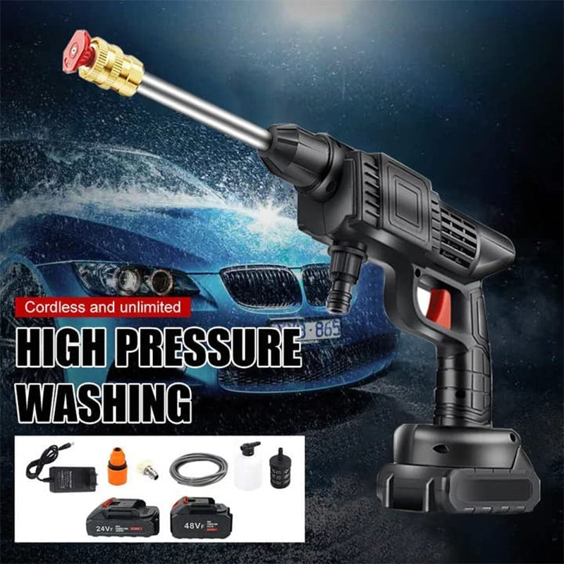 🔥50% OFF & Free Shipping🔥Cordless Water Jet Portable Car Wash High Pressure Water Jet Gun Machine