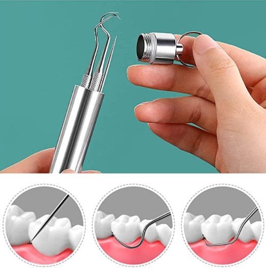 🔥Stainless Steel Toothpick Set 7pcs