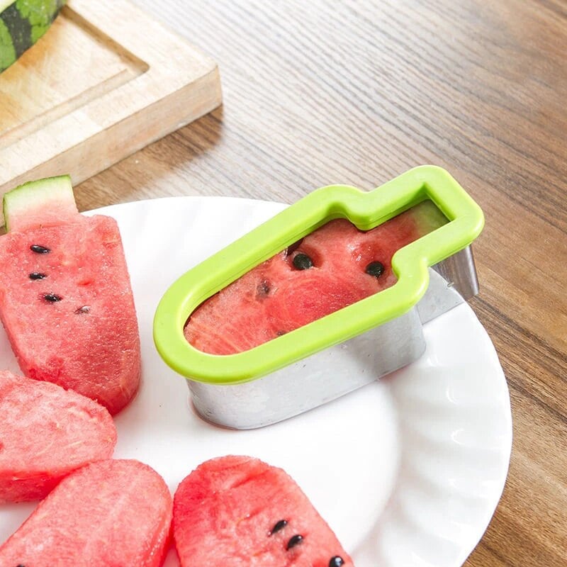 (🔥  Promotion- SAVE 48% OFF)Watermelon Popsicle Cutter Mold