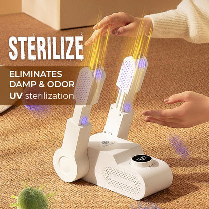 🔥HOT SALE NOW 49% OFF 🎁 Retractable UV sterilizing shoe dryer ( Free socket adapter )