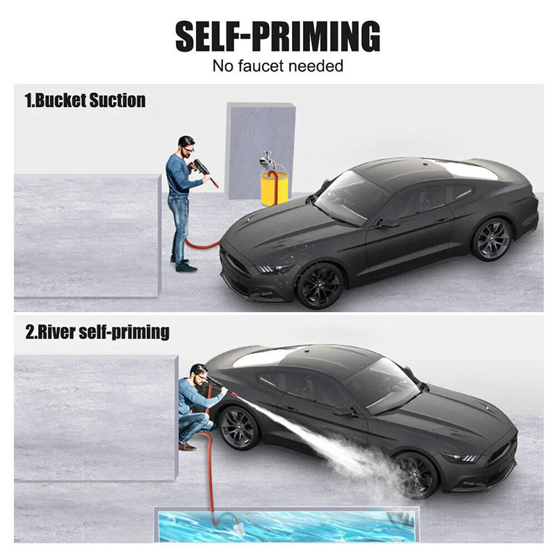 🔥50% OFF & Free Shipping🔥Cordless Water Jet Portable Car Wash High Pressure Water Jet Gun Machine