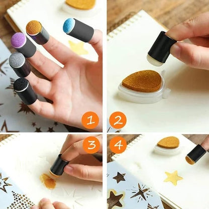 DIY sponge finger painting kit