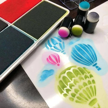 DIY sponge finger painting kit