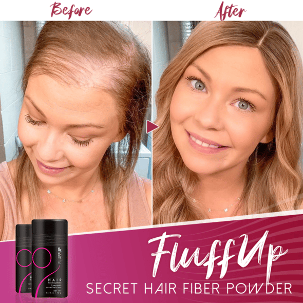 (🎁2024 New Year Hot Sale🎁)49% Off - Fluffup secret hair fiber powder-Effective hair supplement