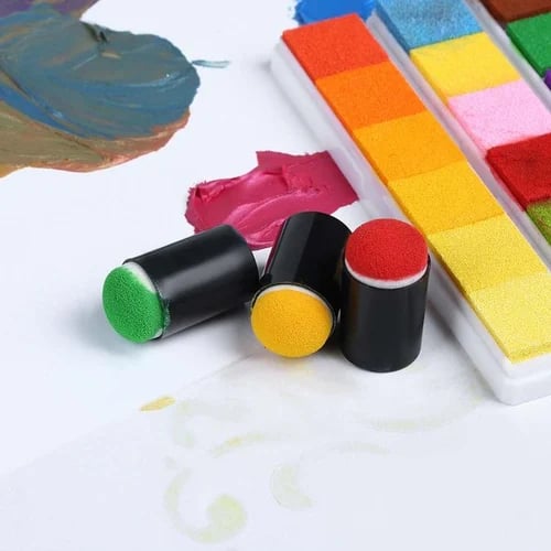 DIY sponge finger painting kit