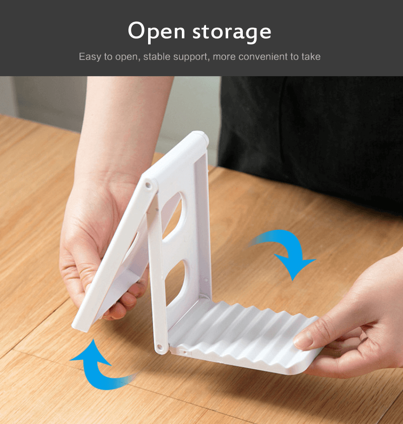 Keep Dishes Dry Foldable Drain Rack