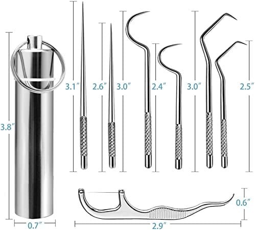 🔥Stainless Steel Toothpick Set 7pcs