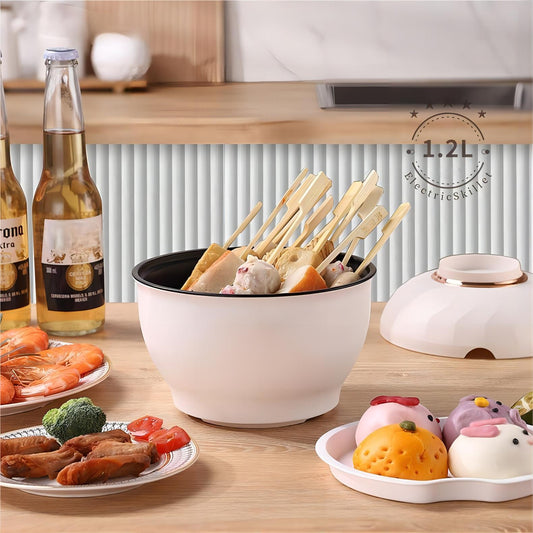 1.2L Multifunctional Electric Pot Mini Ramen Cooker