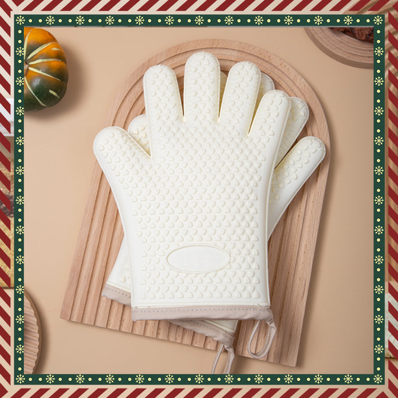 [Practical Gifts] Heat-Resistant Baking Silicone Gloves